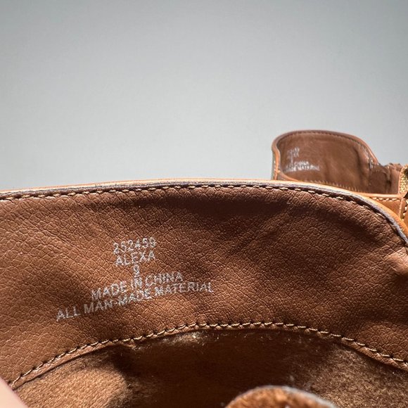 Brown leather ankle boots - Picture 5 of 7